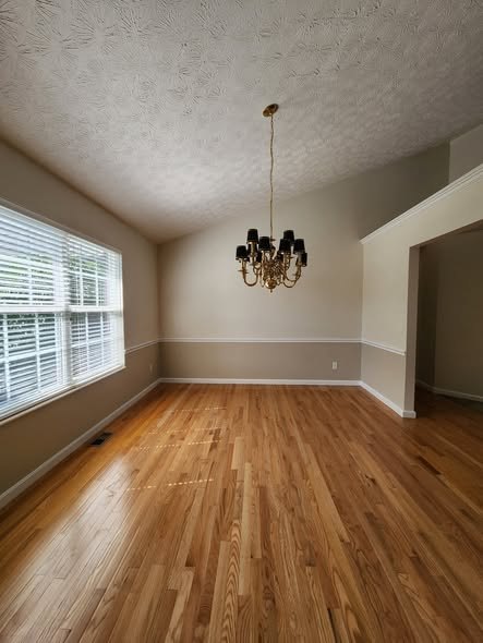 Interior room painted in a clean neutral tone